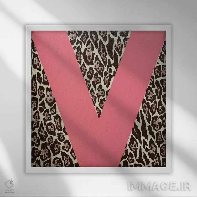 تابلو دکوراتیو حیوانات عاشقانه ۳ اثر آلا گرانده - نمای قابدار سفید