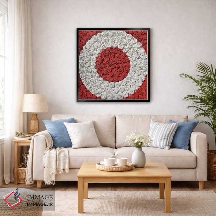 تابلو دکوراتیو رز عاشقانه ۲ اثر آلا گرانده - D6B