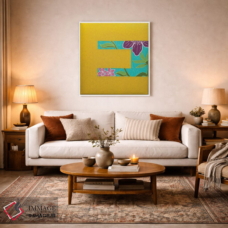 تابلو دکوراتیو گل های عاشقانه ۴ اثر آلا گرانده - D2W