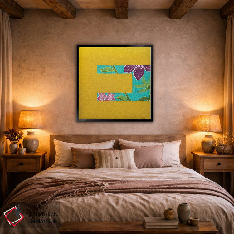 تابلو دکوراتیو گل های عاشقانه ۴ اثر آلا گرانده - D5B