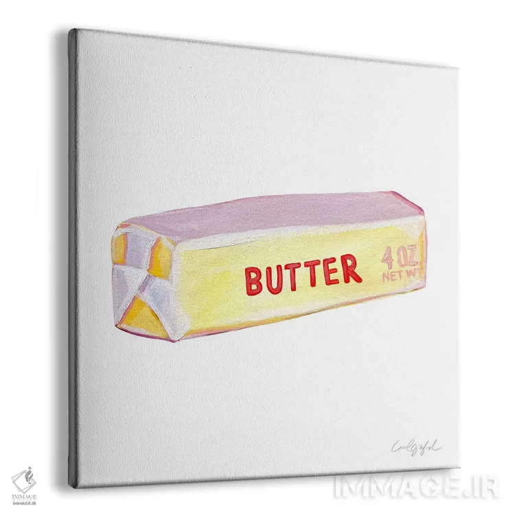 تابلو دکوراتیو یک قالب کره اثر لورل گرینفیلد - نمای پرسپکتیو محصول