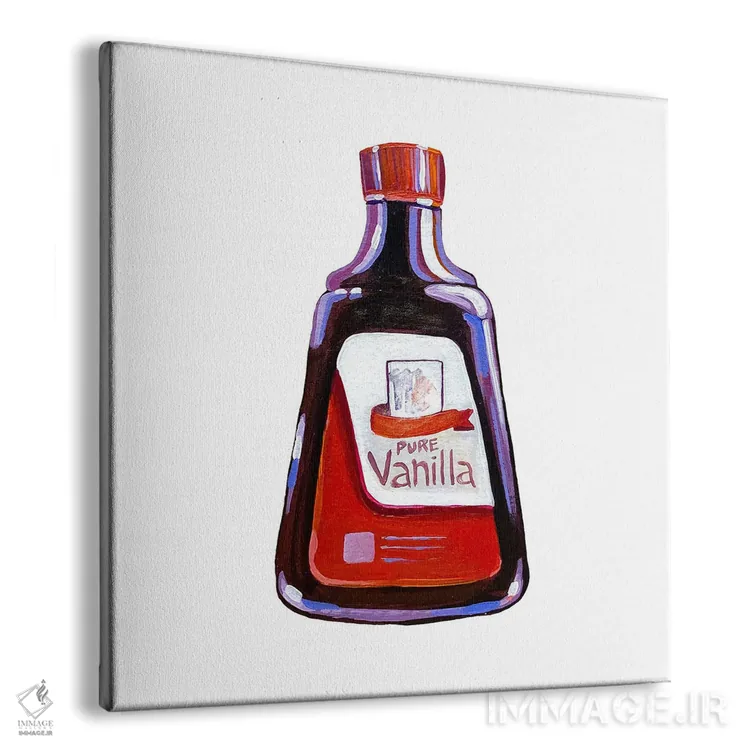 تابلو دکوراتیو عصاره وانیل خالص اثر لورل گرینفیلد - نمای پرسپکتیو محصول