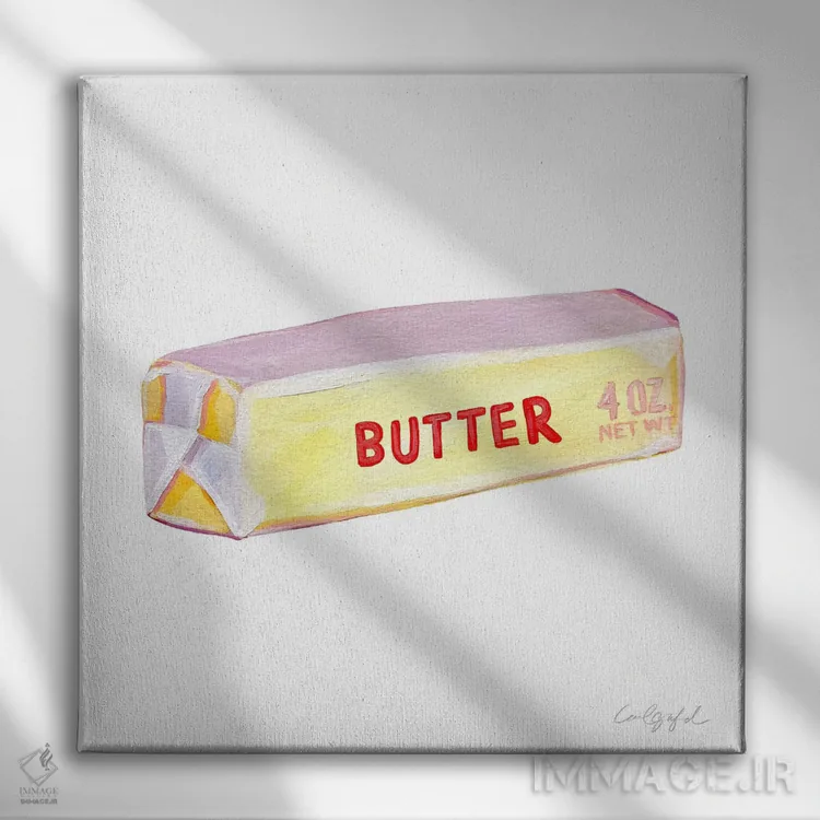 تابلو دکوراتیو یک قالب کره اثر لورل گرینفیلد - نمای روبهرو روی دیوار