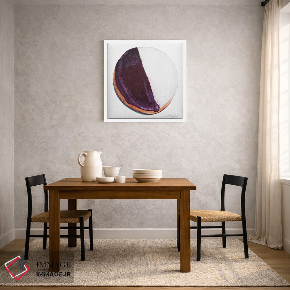 تابلو دکوراتیو بیسکویت سیاه و سفید اثر لورل گرینفیلد - D1W