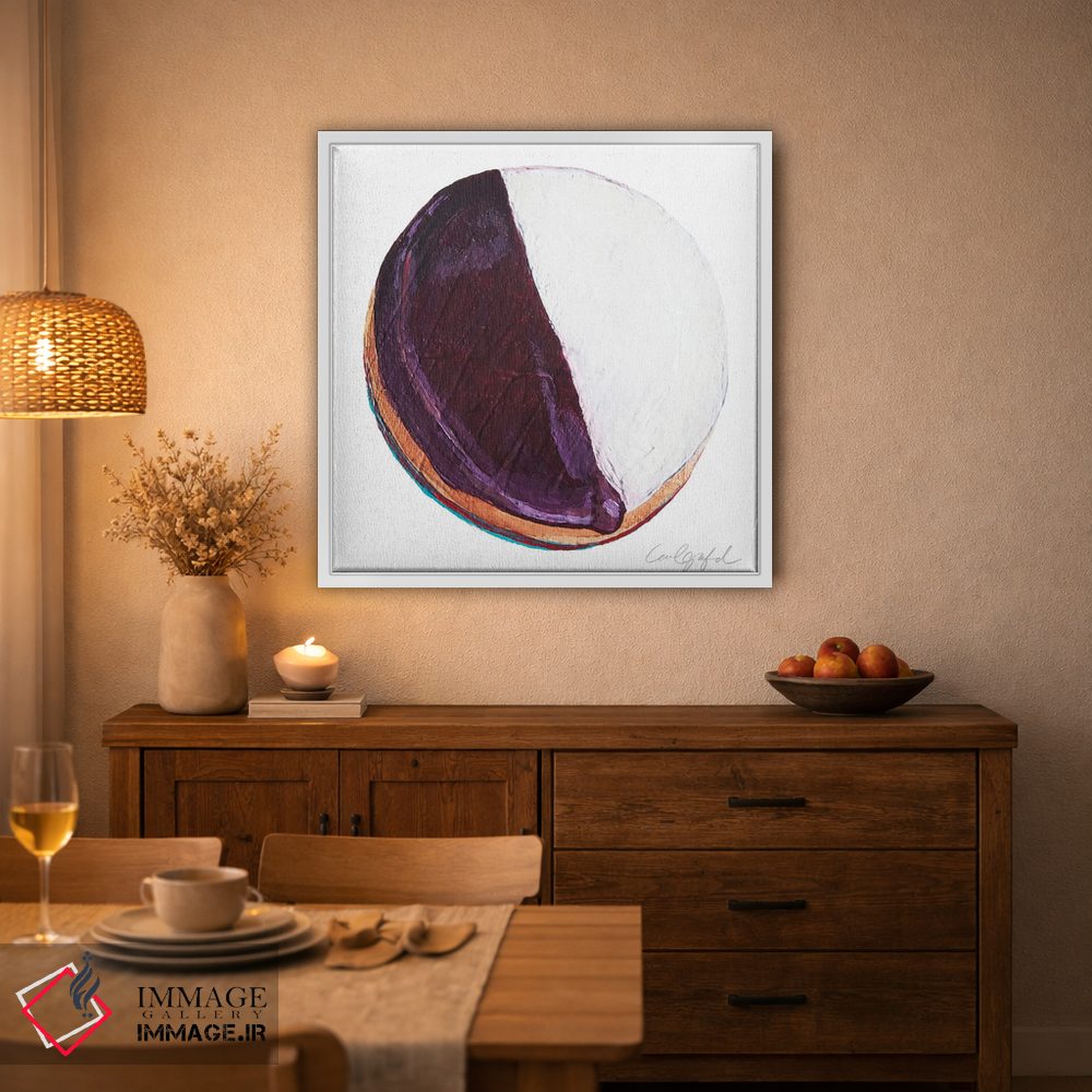 تابلو دکوراتیو بیسکویت سیاه و سفید اثر لورل گرینفیلد - D3W