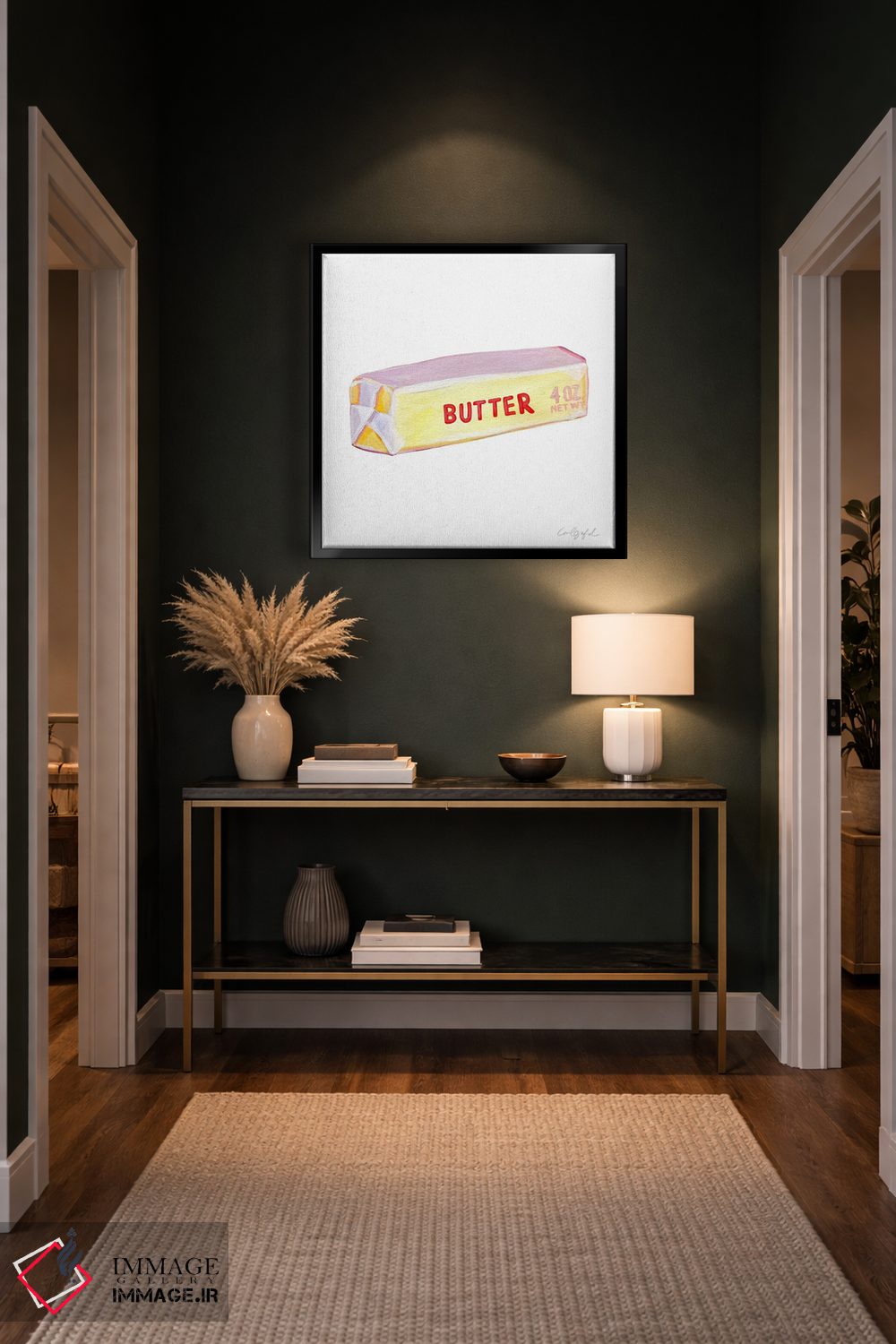 تابلو دکوراتیو یک قالب کره اثر لورل گرینفیلد - D6B