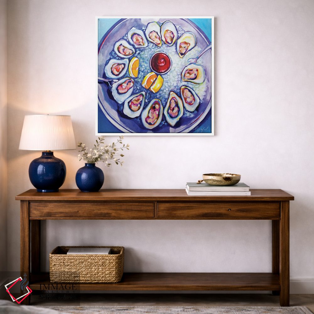 تابلو دکوراتیو یک دوجین صدف خوراکی اثر لورل گرینفیلد - D4W