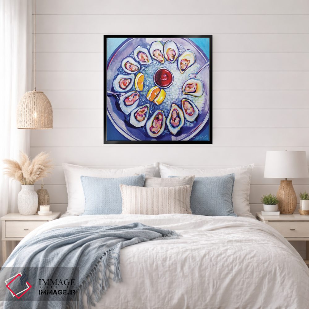 تابلو دکوراتیو یک دوجین صدف خوراکی اثر لورل گرینفیلد - D6B