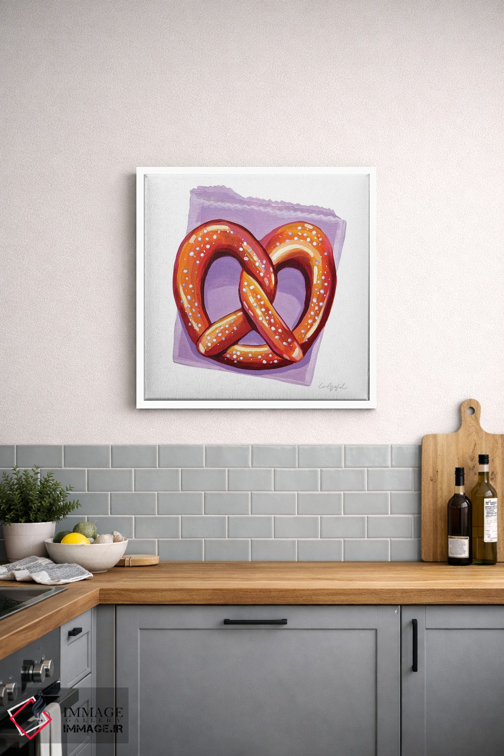 تابلو مدرن چوب شور اثر لورل گرینفیلد - D2W