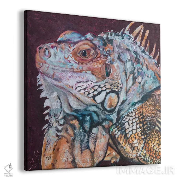 تابلو دکوراتیو پرتره زارد اثر لیزا گلدفارب - نمای پرسپکتیو محصول