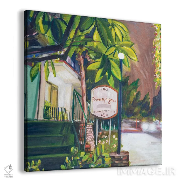 تابلو دکوراتیو جرم سیاه اثر لیزا گلدفارب - نمای پرسپکتیو محصول