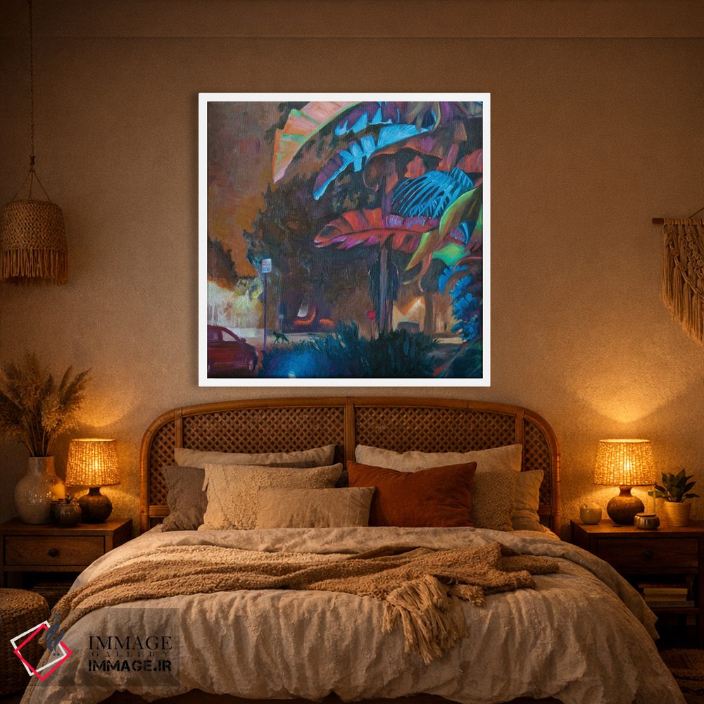 تابلو دکوراتیو کویوت شهری در سانتا مونیکا اثر لیزا گلدفارب - D1W