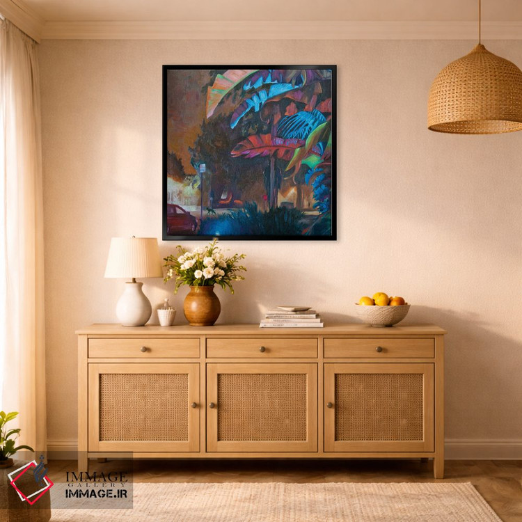 تابلو دکوراتیو کویوت شهری در سانتا مونیکا اثر لیزا گلدفارب - D2B