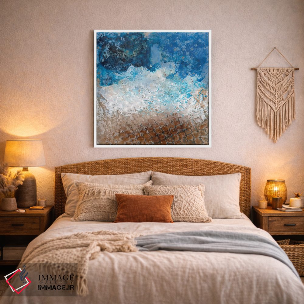 تابلو انتزاعی پره کوسه ۱ اثر آلیشیا لانگلی - D2W