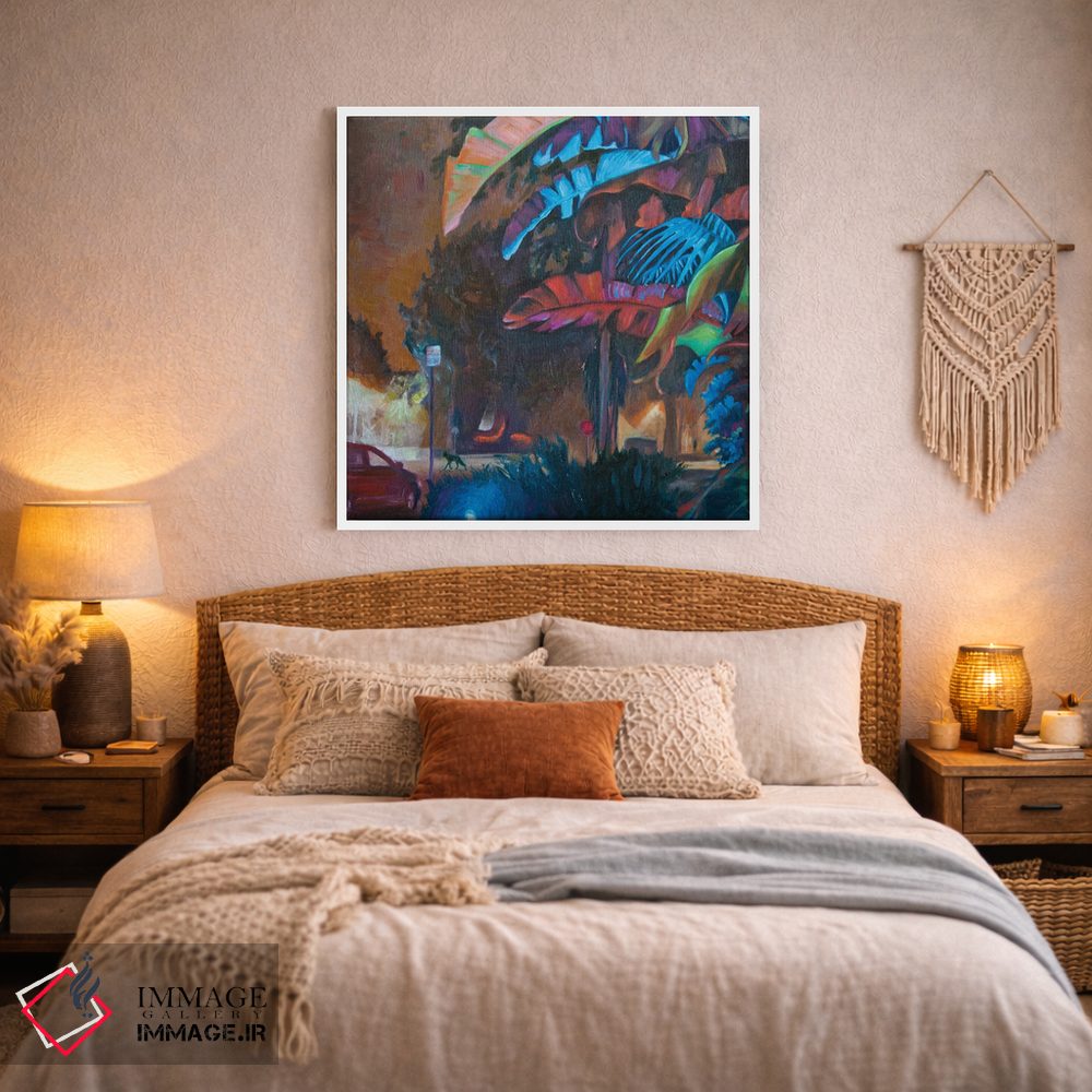 تابلو دکوراتیو کویوت شهری در سانتا مونیکا اثر لیزا گلدفارب - D4W