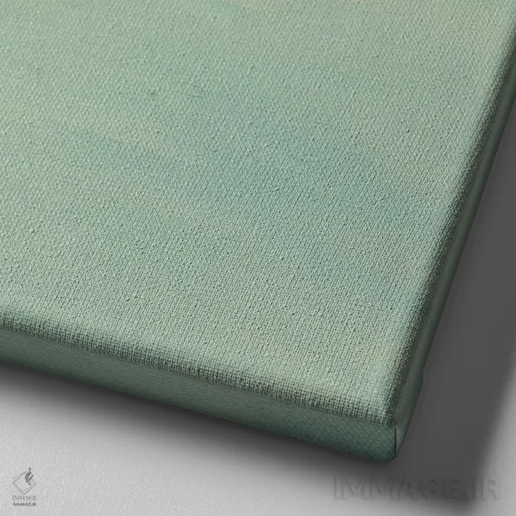 تابلو دکوراتیو پرتره گکو اثر لیزا گلدفارب - نمای نزدیک بافت بوم