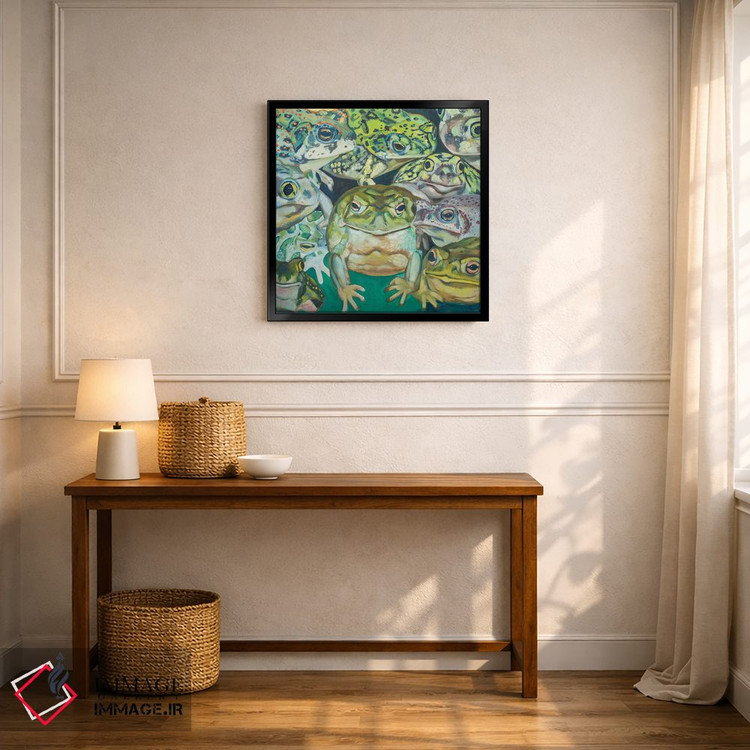 تابلو دکوراتیو تهاجم وزغ ها اثر لیزا گلدفارب - D5B