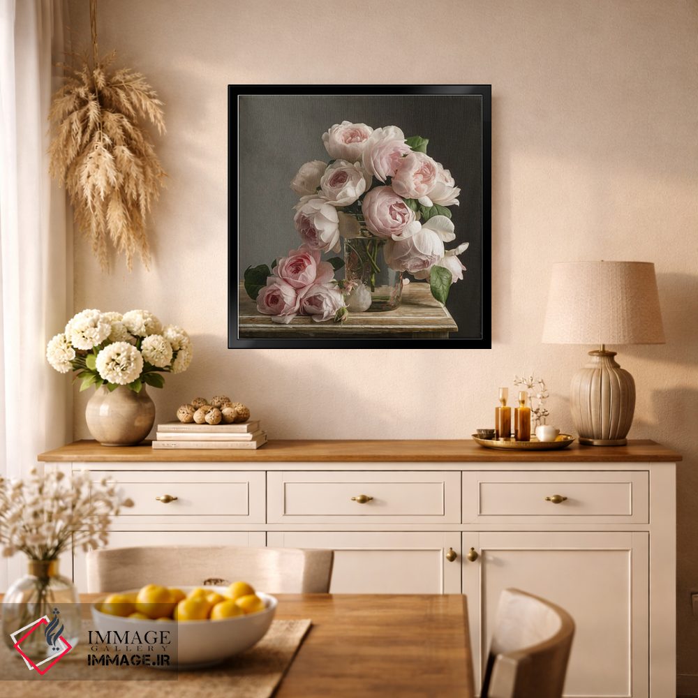 تابلو دکوراتیو سرزمین گل رز اثر لیا مک لین - D2B