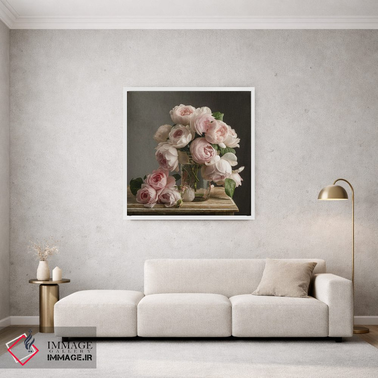 تابلو دکوراتیو سرزمین گل رز اثر لیا مک لین - D1W