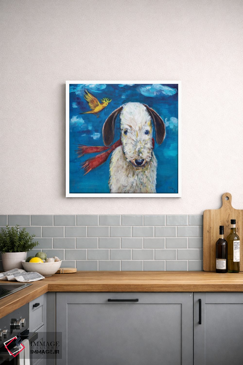 تابلو دکوراتیو اسنوپی و ووداستاک واقعی هستند اثر لیزا گلدفارب - D3W