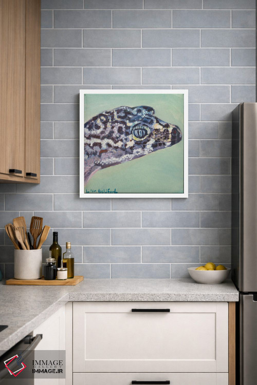 تابلو دکوراتیو پرتره گکو اثر لیزا گلدفارب - D3W