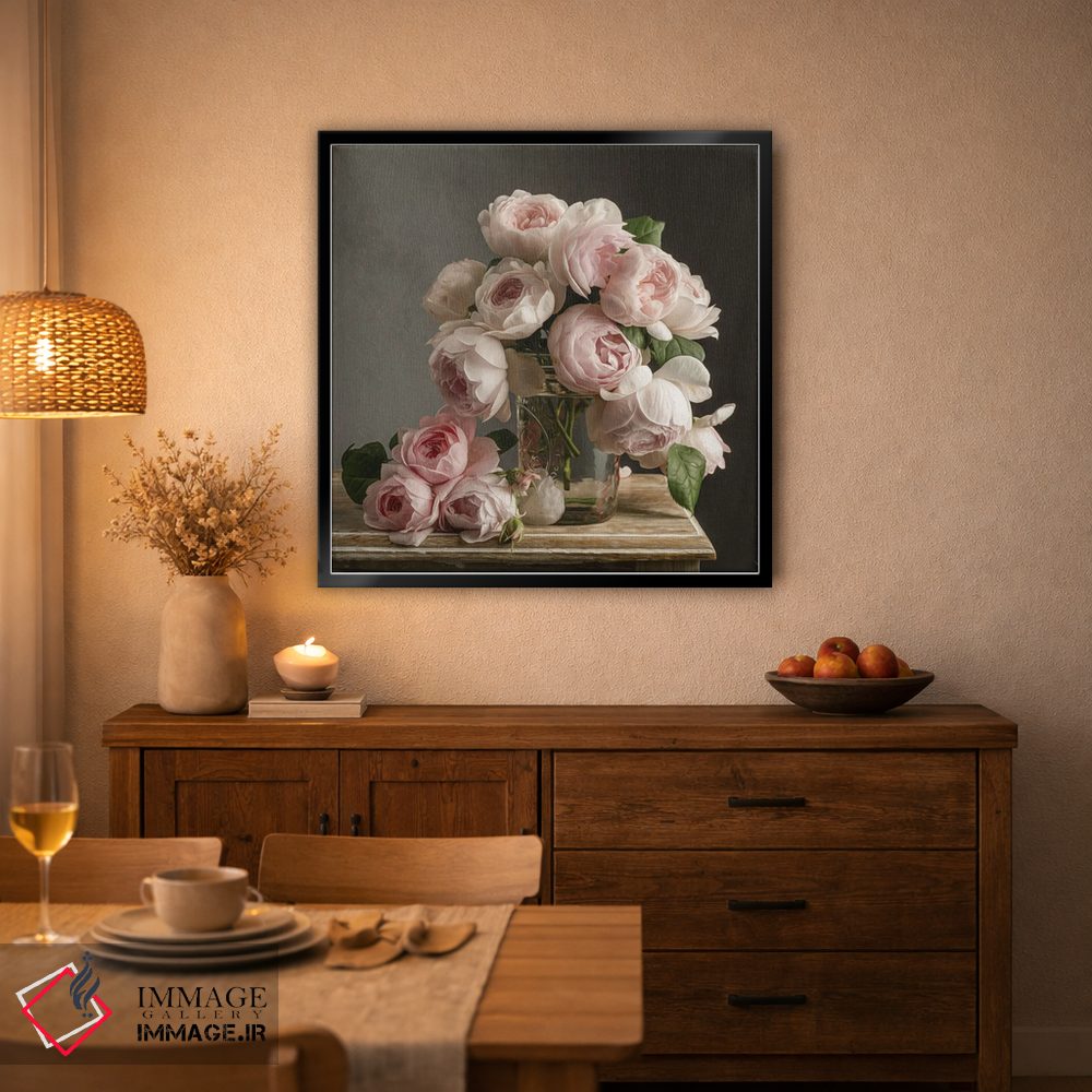 تابلو دکوراتیو سرزمین گل رز اثر لیا مک لین - D5B