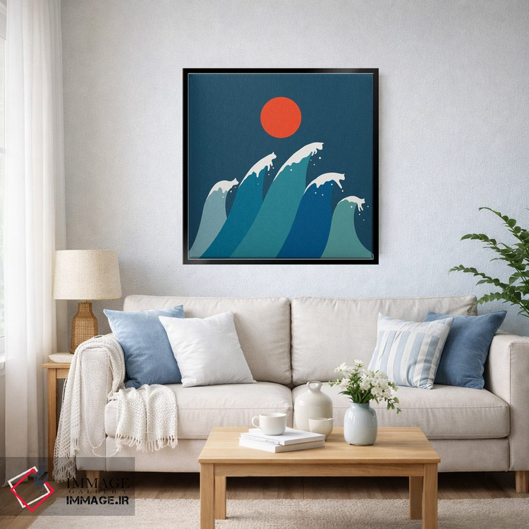 تابلو مدرن چشم انداز گربه XV اثر لیم هنگ سوی - D1B