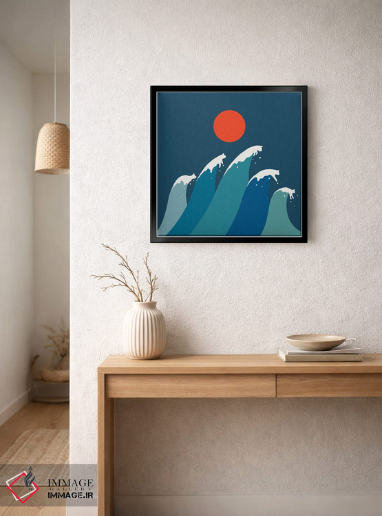 تابلو مدرن چشم انداز گربه XV اثر لیم هنگ سوی - D2B