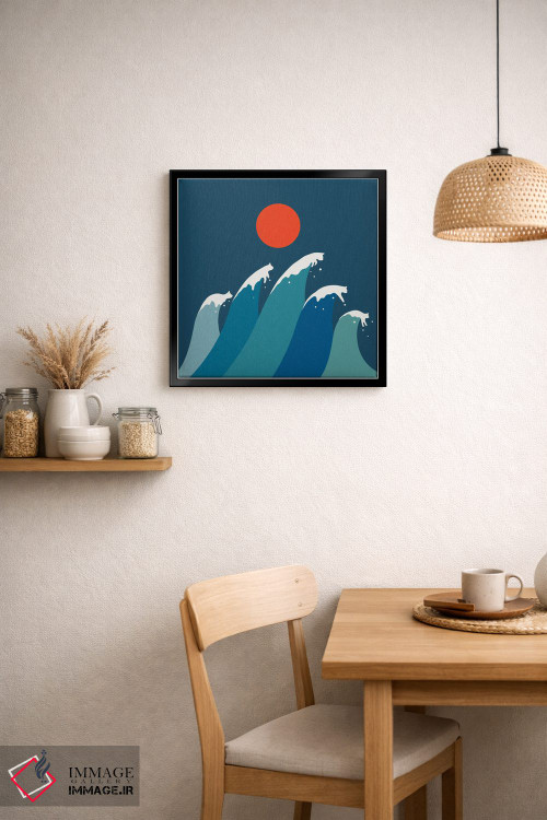 تابلو مدرن چشم انداز گربه XV اثر لیم هنگ سوی - D3B