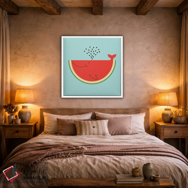 تابلو دکوراتیو واله ملون اثر لیم هنگ سوی - D1W