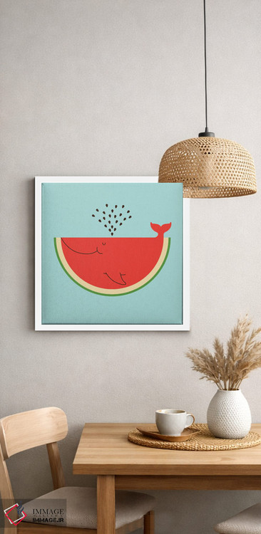 تابلو دکوراتیو واله ملون اثر لیم هنگ سوی - D2W