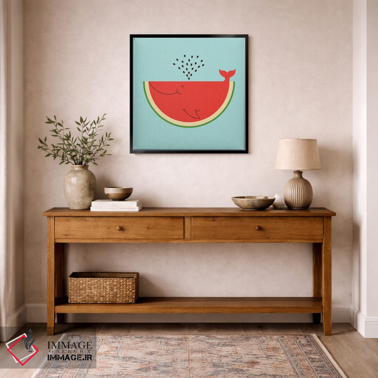 تابلو دکوراتیو واله ملون اثر لیم هنگ سوی - D5B