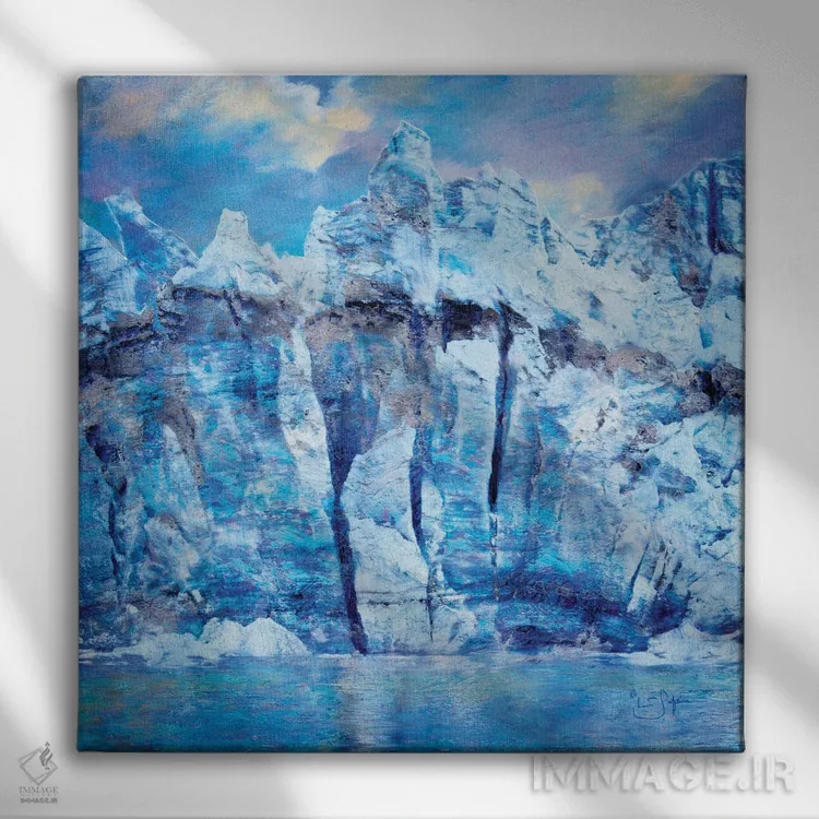 تابلو دکوراتیو خلیج یخچالی اثر لیزا رابینسون - نمای روبهرو روی دیوار