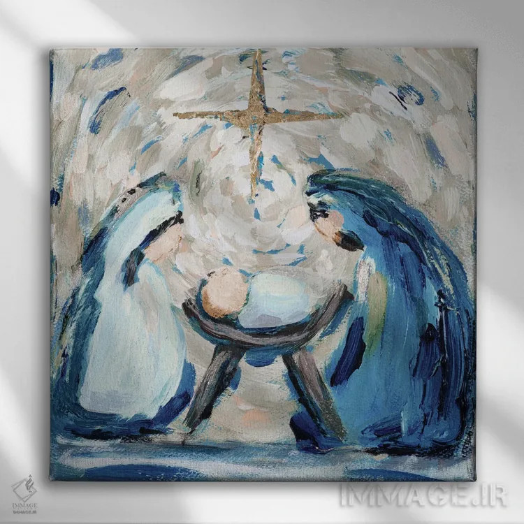 تابلو دکوراتیو اجازه بدهید او را ستایش کنیم اثر ال. هیویت - نمای روبهرو روی دیوار