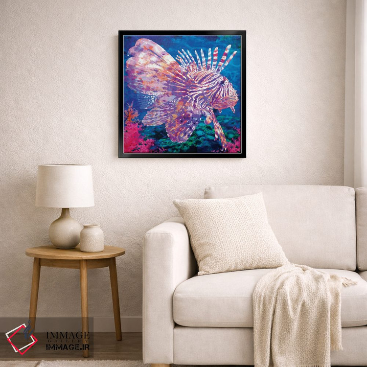 تابلو دکوراتیو ماهی شیر اثر لیزا رابینسون - D5B