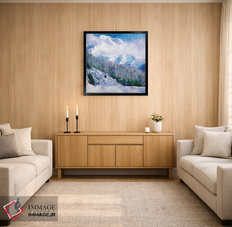 تابلو دکوراتیو برف تازه اثر لیزا رابینسون - D4B