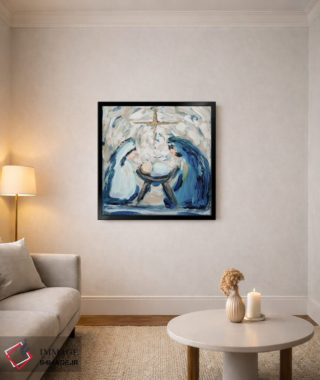 تابلو دکوراتیو اجازه بدهید او را ستایش کنیم اثر ال. هیویت - D2B