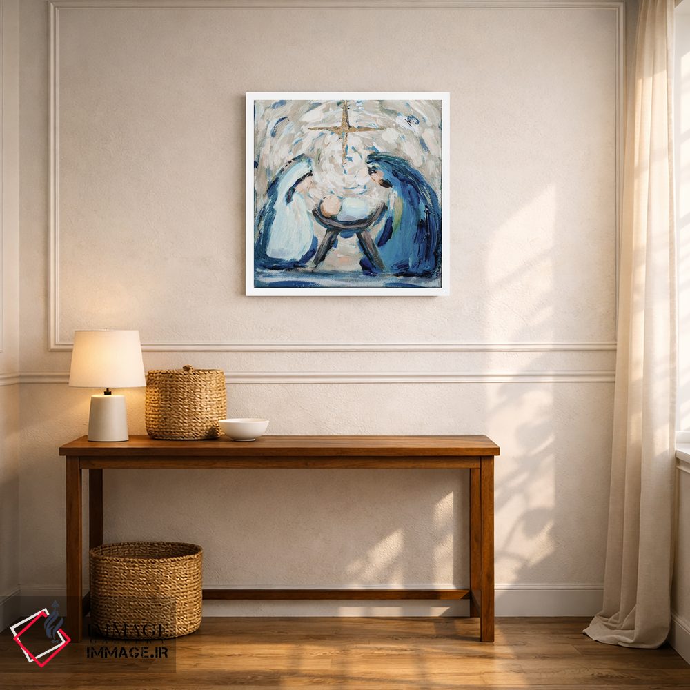 تابلو دکوراتیو اجازه بدهید او را ستایش کنیم اثر ال. هیویت - D5W