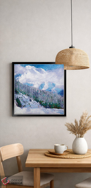 تابلو دکوراتیو برف تازه اثر لیزا رابینسون - D5B