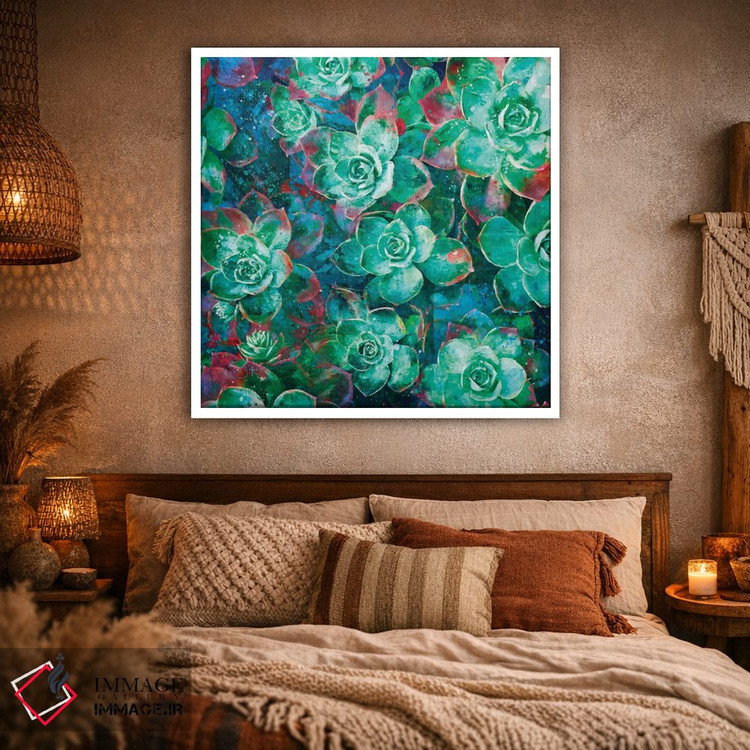 تابلو دکوراتیو گیاه گوشتی اثر لیزا رابینسون - D1W