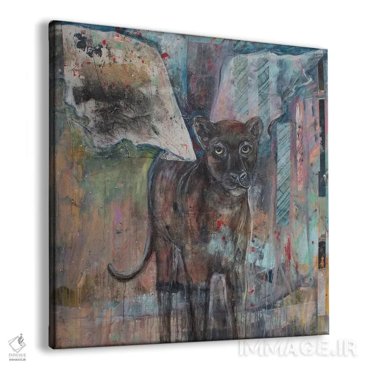 تابلو دکوراتیو فرشته قدرت اثر لیندا میچل - نمای پرسپکتیو محصول