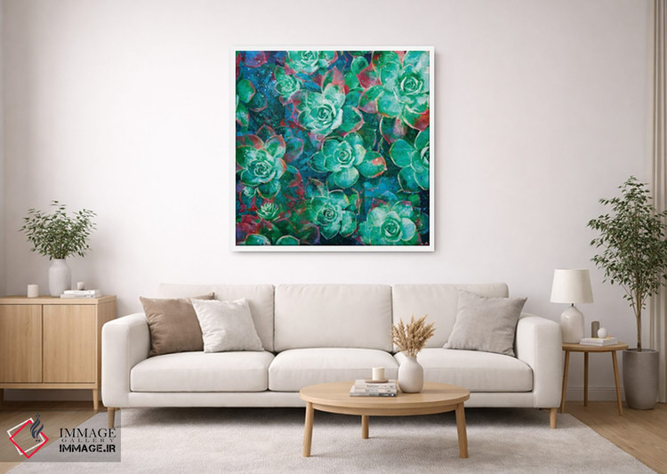 تابلو دکوراتیو گیاه گوشتی اثر لیزا رابینسون - D2W