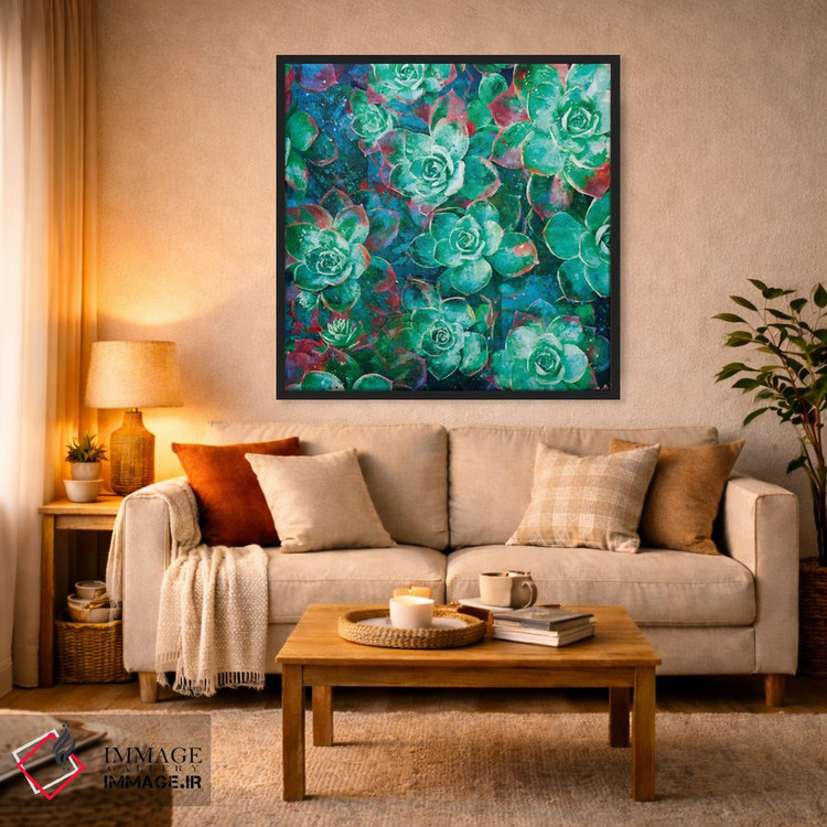 تابلو دکوراتیو گیاه گوشتی اثر لیزا رابینسون - D4B