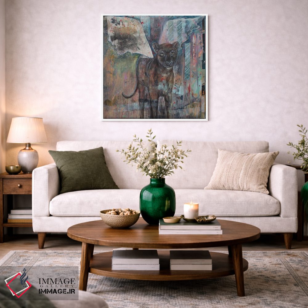 تابلو دکوراتیو فرشته قدرت اثر لیندا میچل - D2W