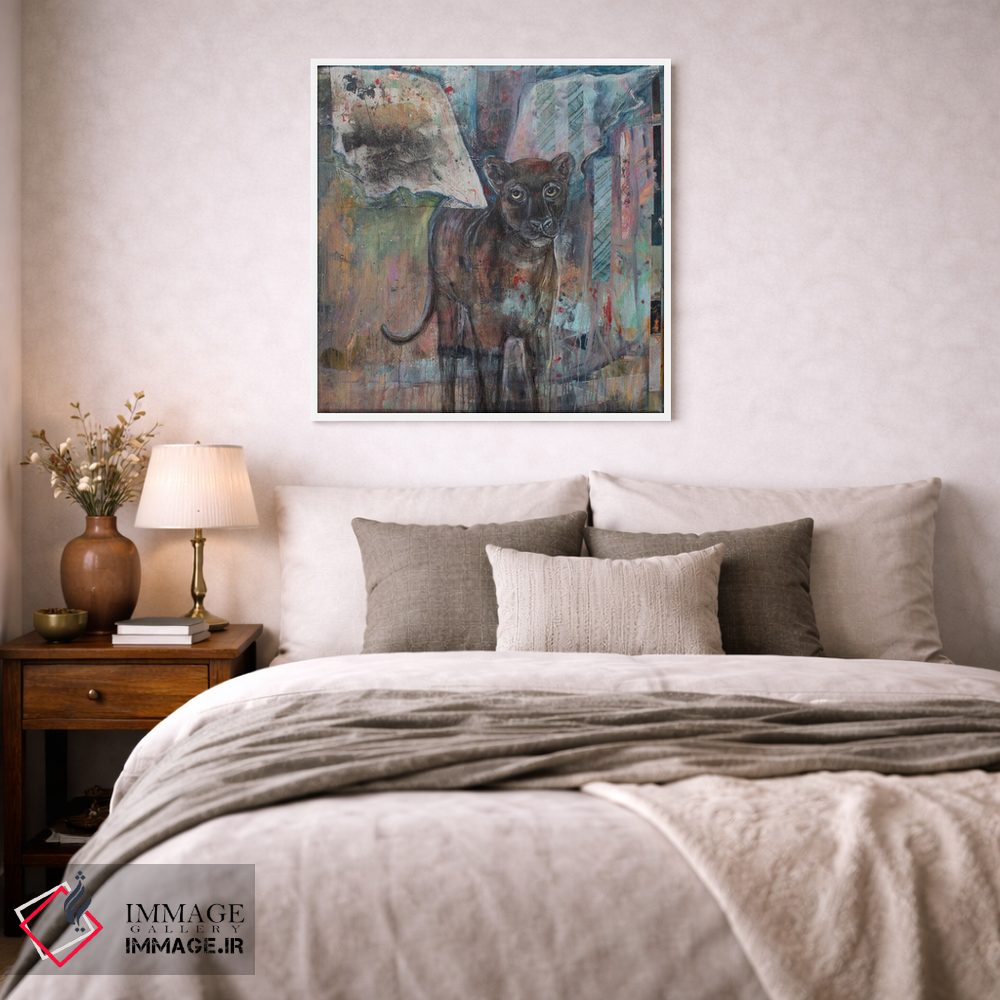 تابلو دکوراتیو فرشته قدرت اثر لیندا میچل - D3W