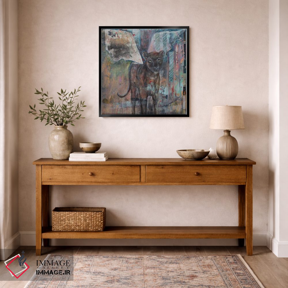 تابلو دکوراتیو فرشته قدرت اثر لیندا میچل - D6B