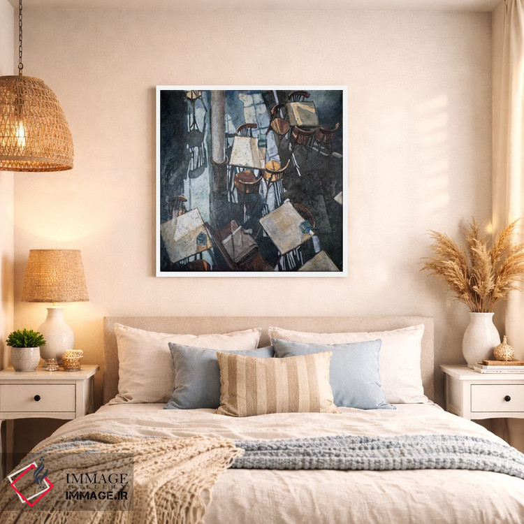 تابلو انتزاعی سایه ها در کافه زوریخ اثر آدولف یوورا - D1W