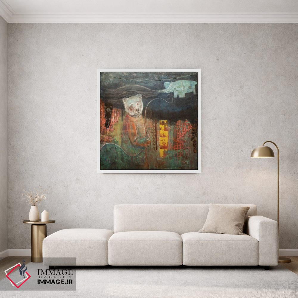 تابلو دکوراتیو خداحافظی خیلی سخت است اثر لیندا میچل - D1W