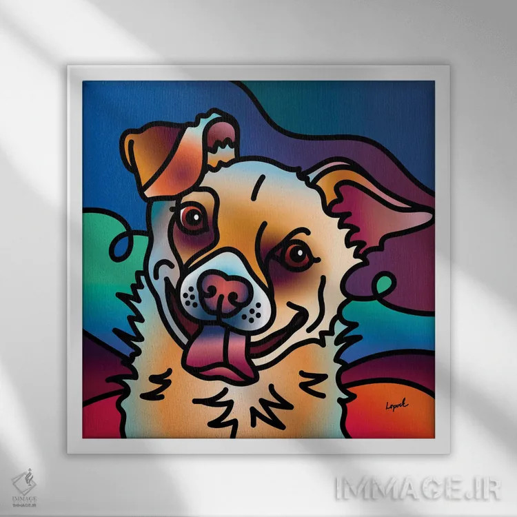 تابلو دکوراتیو الیور اثر لیزا لوپاک - نمای قابدار سفید