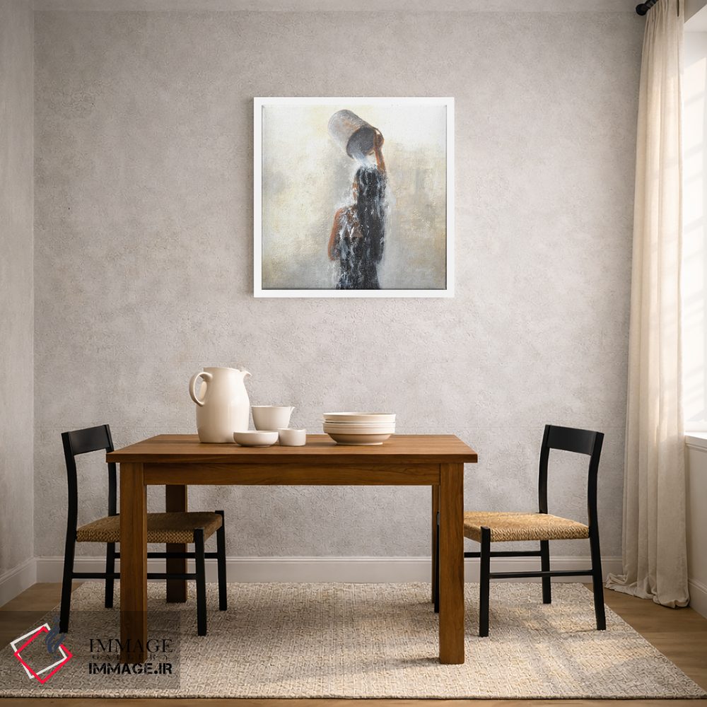 تابلو کلاسیک 2015,دختر در حال دوش گرفتن، ۲۰۱۵ اثر لینکلن سلیگمن - D2W